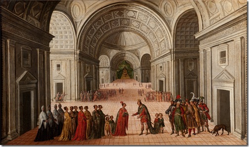 The Meeting of Solomon and the Queen of Sheba (Encuentro de Salomón y la reina de Seba), 1630-1660, Circle of Juan de la Corte 