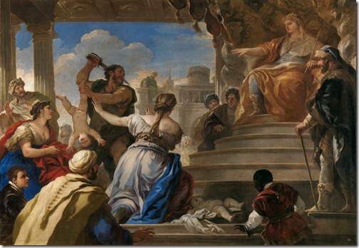 The Judgment of Solomon (El juicio de Salomón), 1694-1695, Luca Giordano 