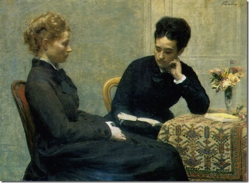 The Reading (La Lecture), 1877, Henri Fantin-Latour