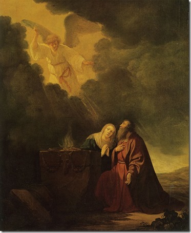 The Sacrifice of Manoah (“Manoah's sacrifice”), 1642, Willem de Poorter