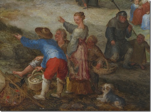 DETAIL: The Calvary (Der Kalvarienberg / Crucifixion of Christ / Kreuzigung Christi), 1598, Jan Brueghel the Elder