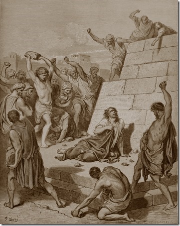 The Martyrdom of St. Stephen, 1866, Adolphe-François Pannemaker, Gustave Doré