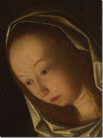 DETAIL:The Nativity at Night (La Nativité de nuit / A Natividade à Noite), ca. 1490, Geertgen tot Sint Jans
